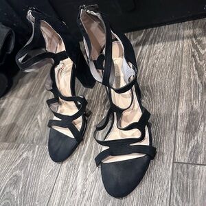 Eva & Zoe Black Heels